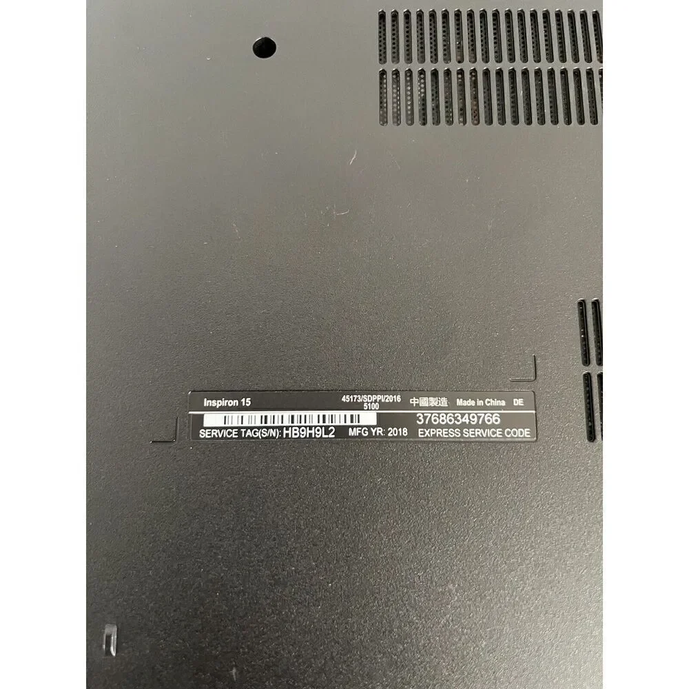 DELL INSPIRON 15 3000 AMD A6-9200U R4 4GB RAM NO HD